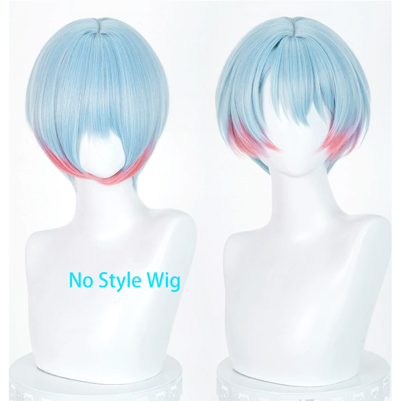 [Styled Wig]Minetsuki Ritsu Co - огляд і ціна Anime Cosplay Blue Hair