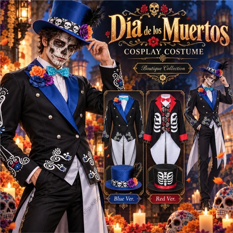 Día de los Muertos Couple Cosp - огляд і ціна Anime Cosplay Couple