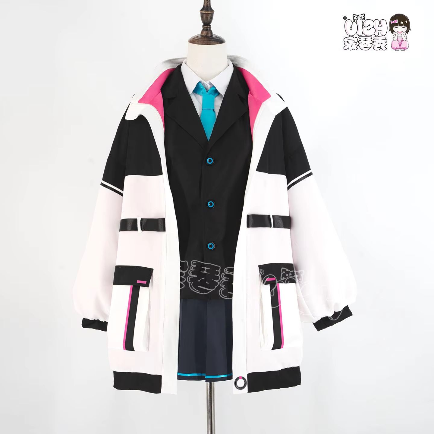 Blue Archive Kei Cosplay Costu - огляд і ціна Anime Cosplay Blue Hair